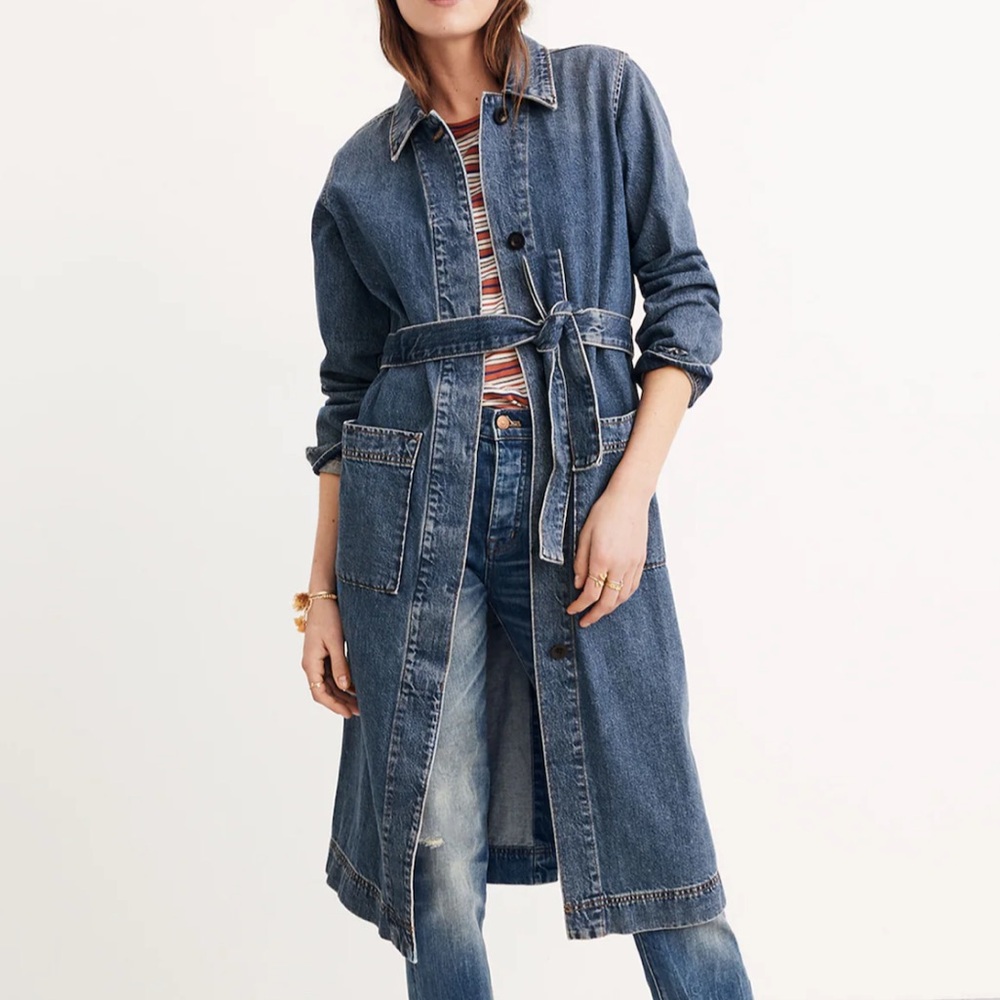 Madewell Denim Duster Coat